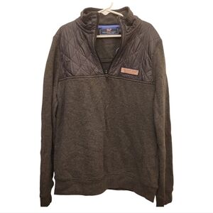 Vineyard Vines Martha's Vineyard Dark Gray Zip Sweatshirt Size Small Unisex